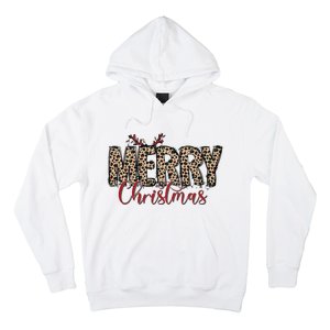 Leopard Merry Christmas Hoodie