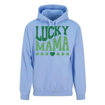 Lucky Mama Cute St Patricks Day Mom Unisex Surf Hoodie