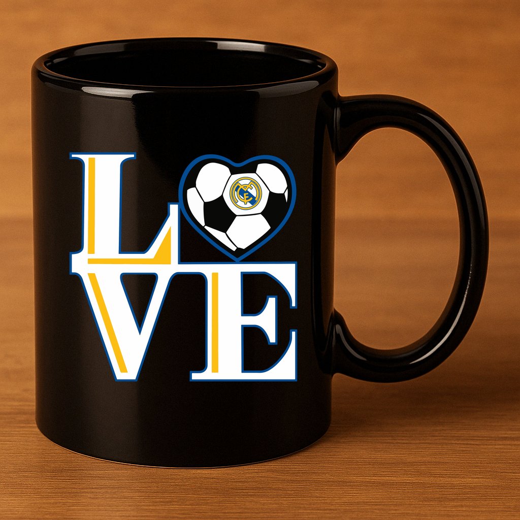 Love Madrid Cf 11oz C Handle Ceramic Mug