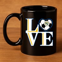 Love Madrid Cf 11oz C Handle Ceramic Mug