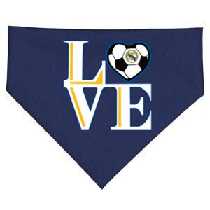 Love Madrid Cf USA-Made Doggie Bandana