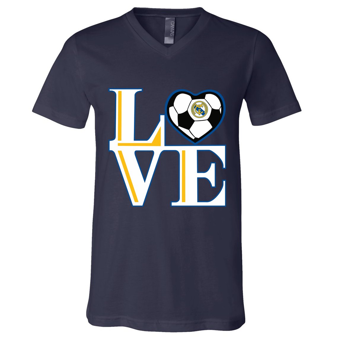 Love Madrid Cf V-Neck T-Shirt