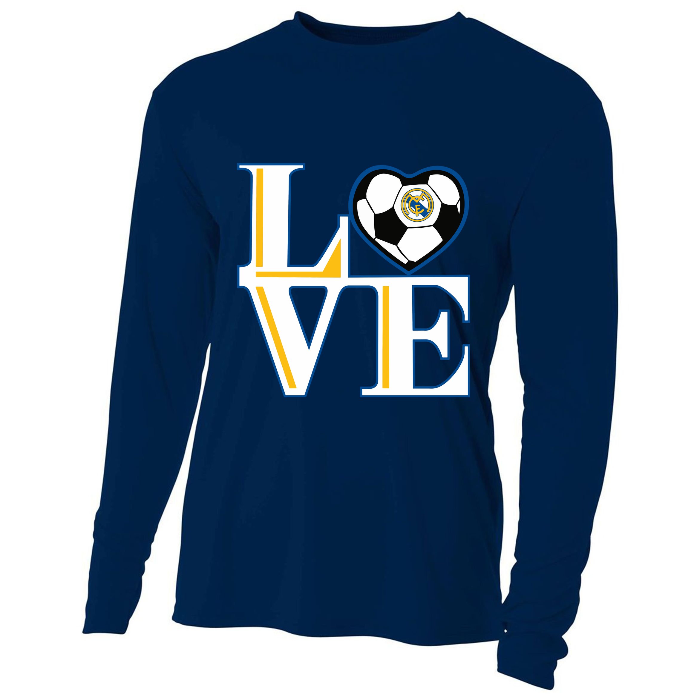 Love Madrid Cf Cooling Performance Long Sleeve Crew