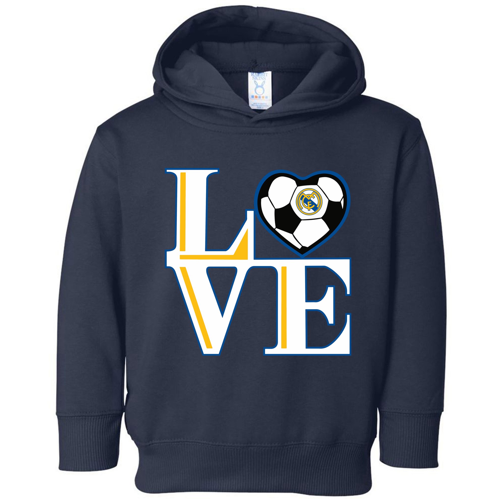 Love Madrid Cf Toddler Hoodie