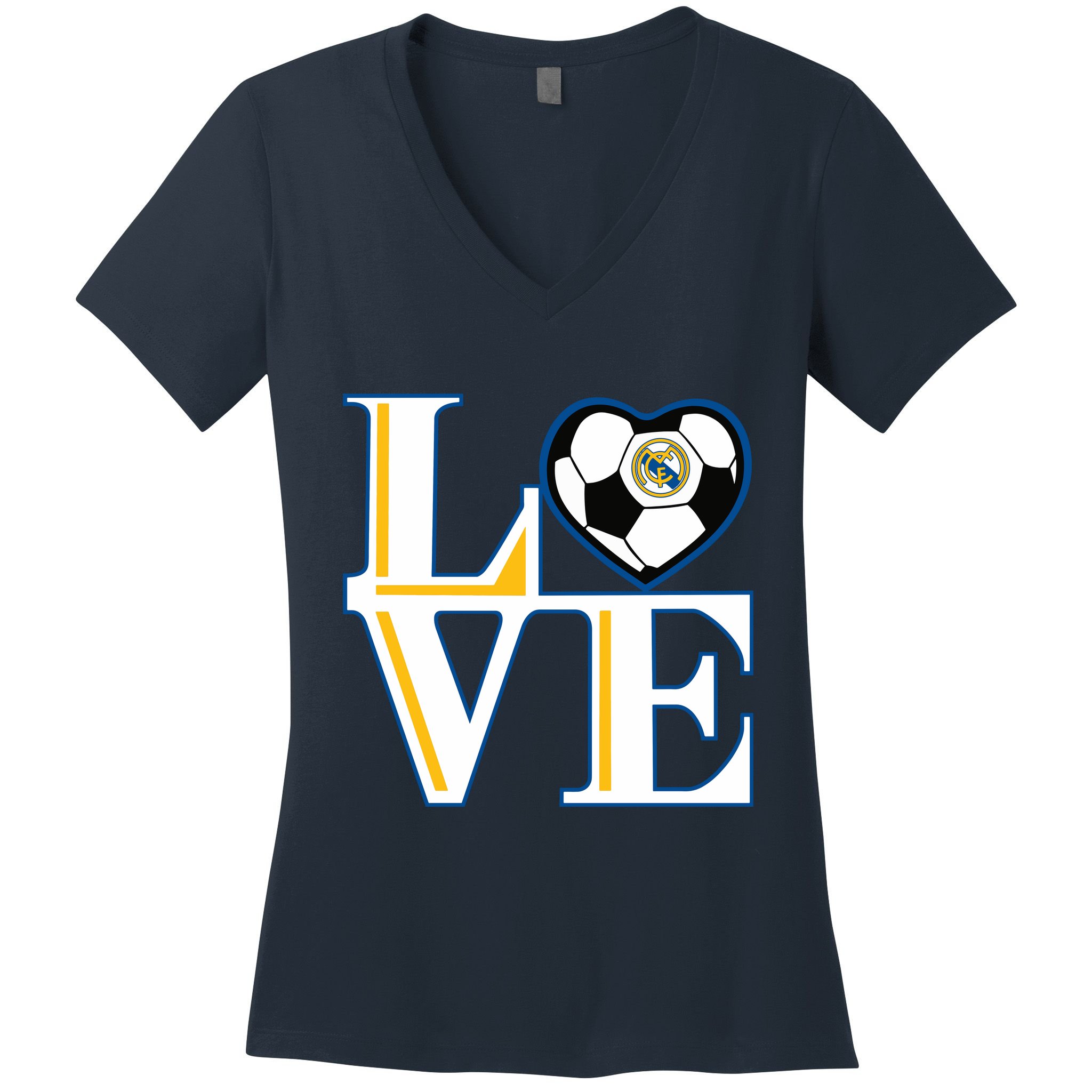 Love Madrid Cf Women's V-Neck T-Shirt