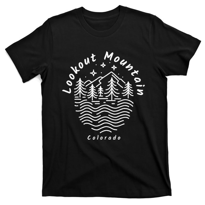 Lookout Mountain Colorado Mountain Range T-Shirt