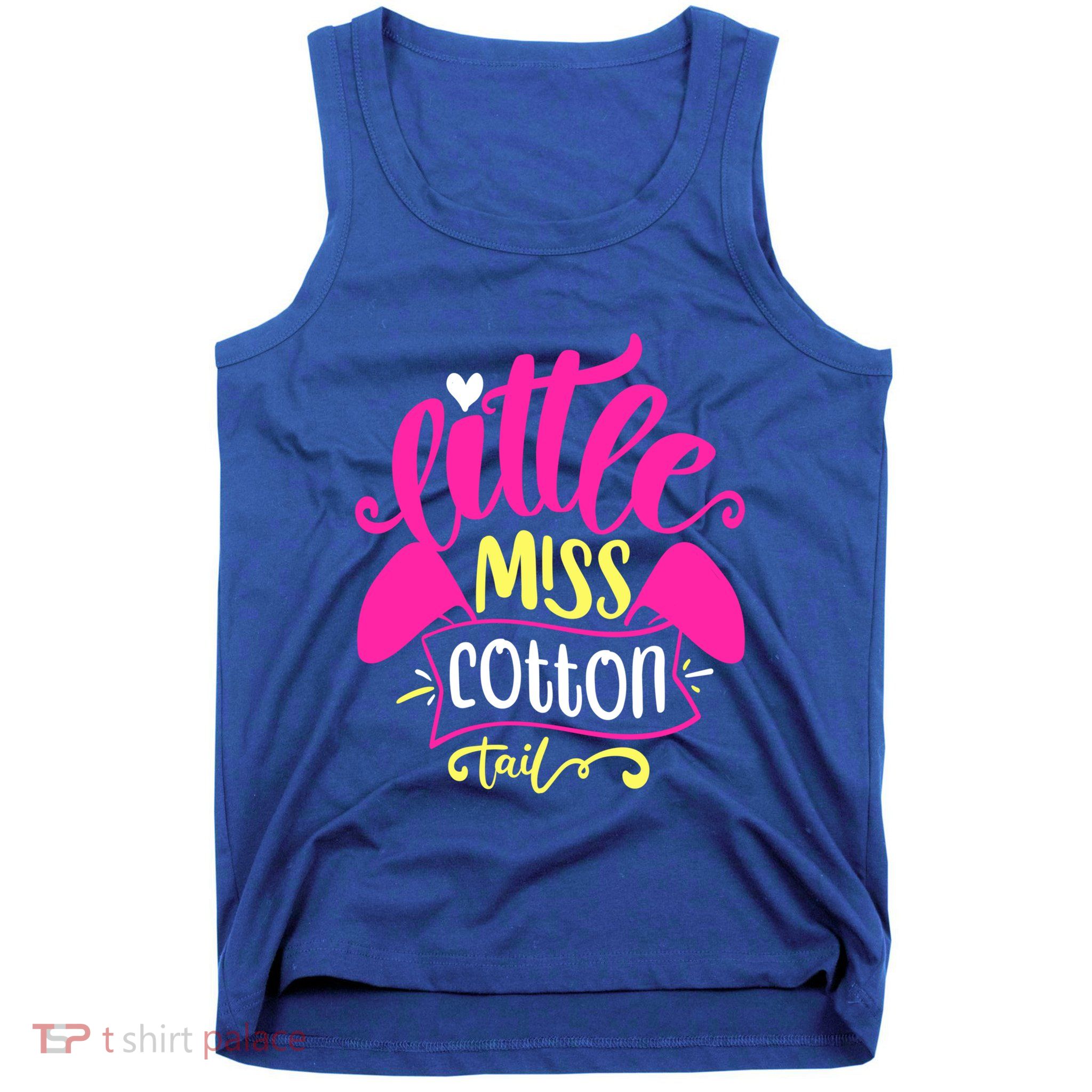 Little Miss Cotton Tail Gift Funny Easter Gift Tank Top