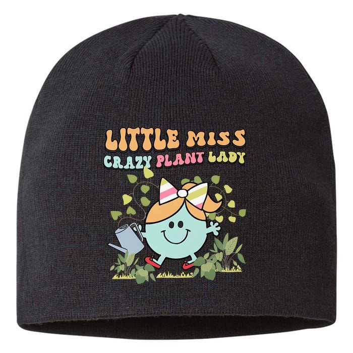 Little Miss Crazy Plant Lady Plant Mom Plant Lover Gardening Sustainable Beanie