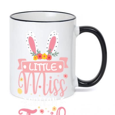 Little Miss Cotton Tail Gift Easter Bunny Rabbit Ears Gift 11oz Black Color Changing Mug