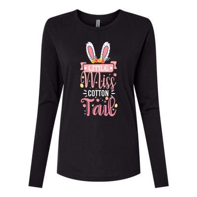 Little Miss Cotton Tail Gift Easter Bunny Rabbit Ears Gift Womens Cotton Relaxed Long Sleeve T-Shirt