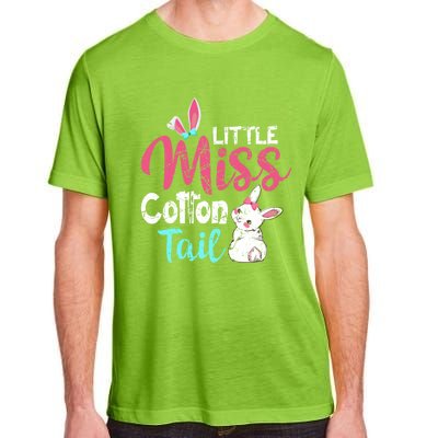 Little Miss Cotton Tail Cute Easter Bunny Vintage Easter Cute Gift Adult ChromaSoft Performance T-Shirt