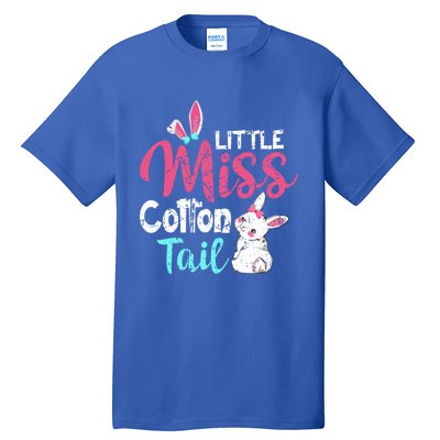 Little Miss Cotton Tail Cute Easter Bunny Vintage Easter Cute Gift Tall T-Shirt