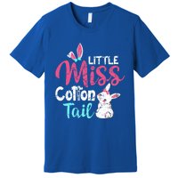 Little Miss Cotton Tail Cute Easter Bunny Vintage Easter Cute Gift Premium T-Shirt