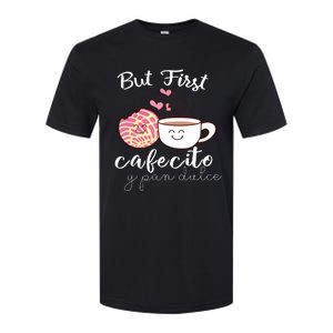 Latina Mom Cute Spanish Coffee And Conchas Pun Mama Softstyle CVC T-Shirt