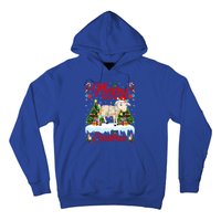 Lamb Merry Christmas Tree Lighting Santa Lamb Xmas Gift Hoodie