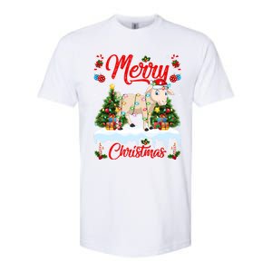 Lamb Merry Christmas Tree Lighting Santa Lamb Xmas Gift Softstyle CVC T-Shirt