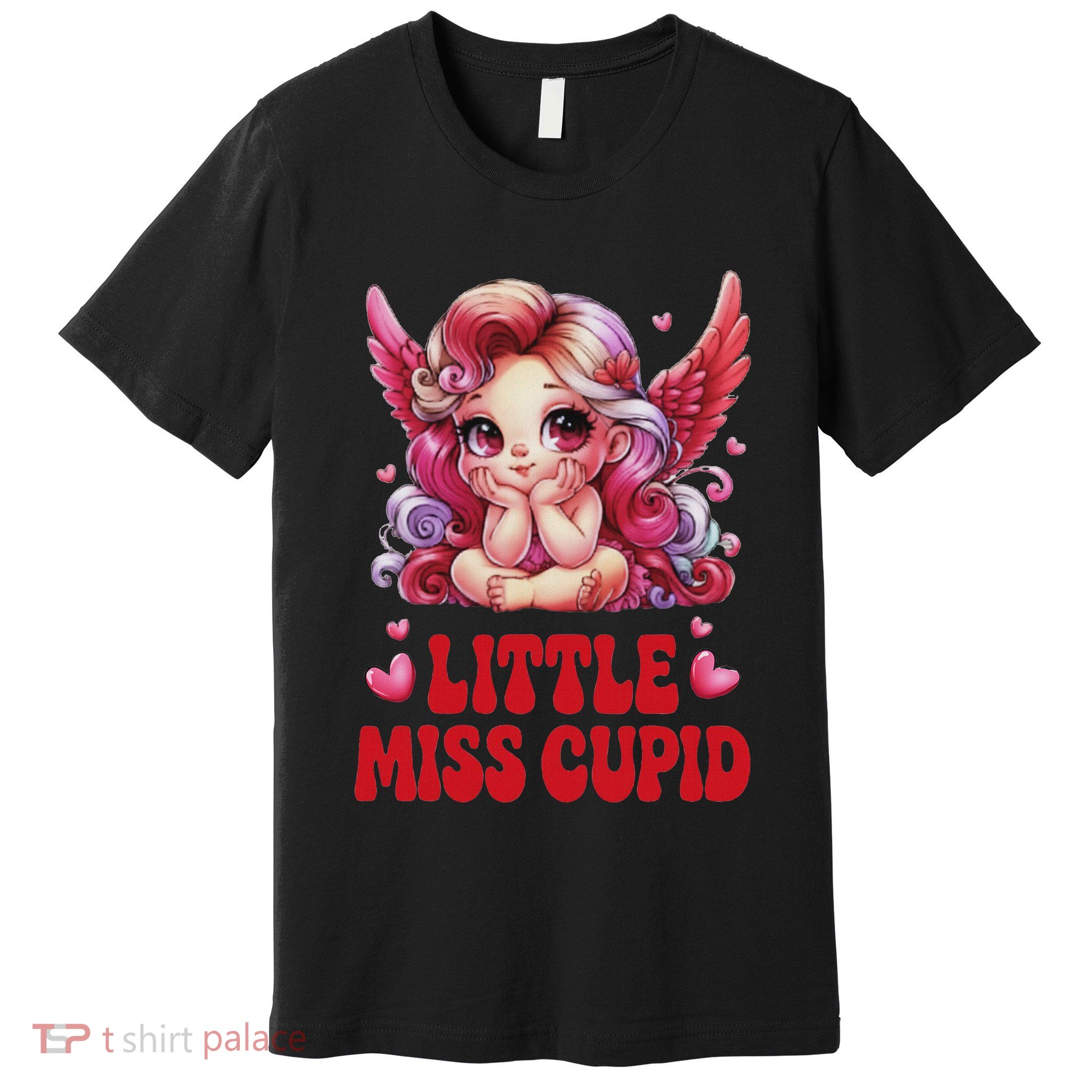 Little Miss Cupid Valentines Day For Premium T-Shirt