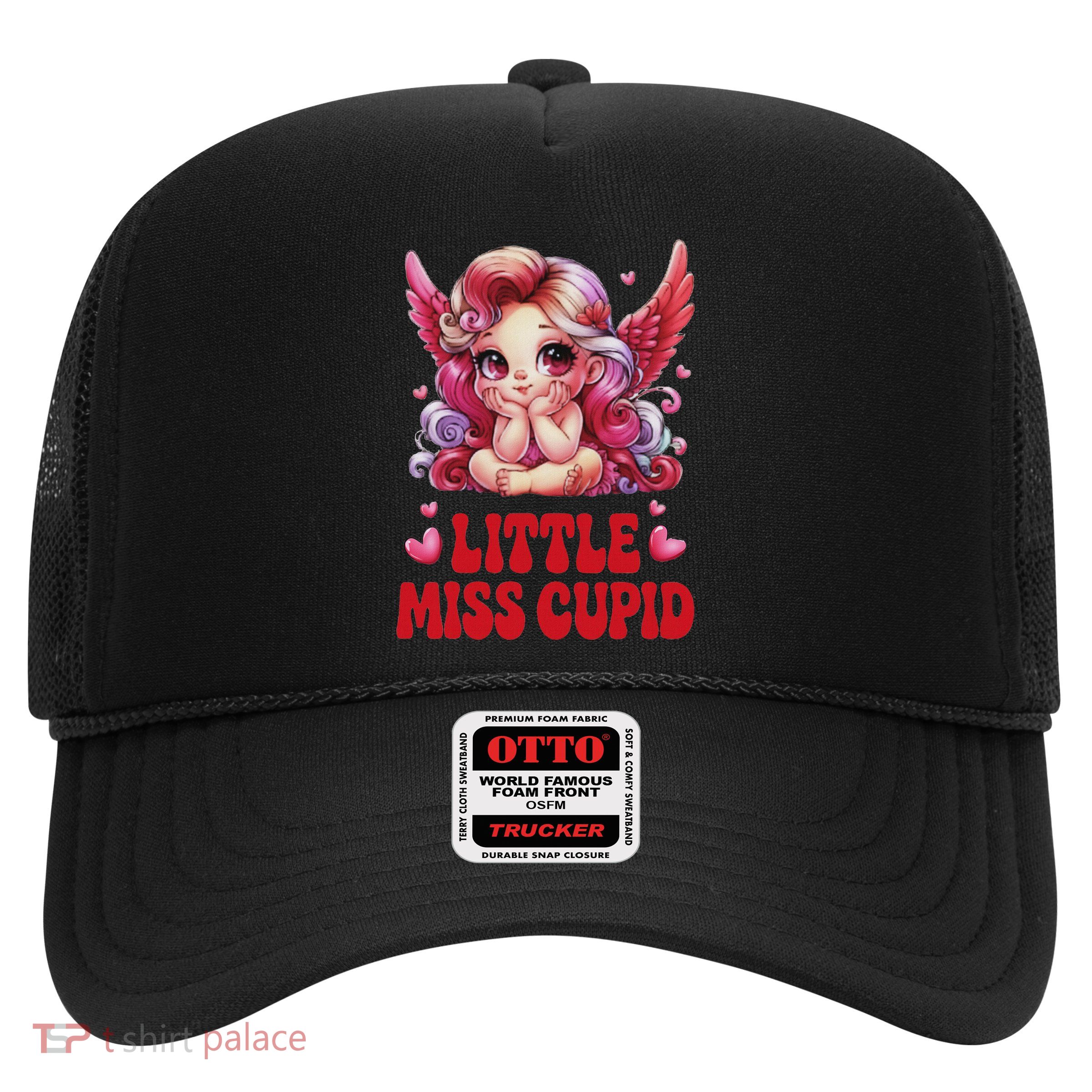 Little Miss Cupid Valentines Day For Trucker Hat
