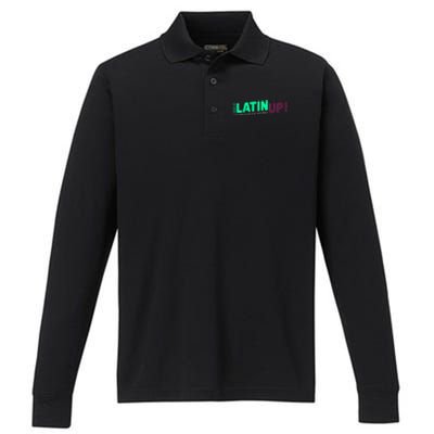 LatinUp Music Culture Voices Performance Long Sleeve Polo