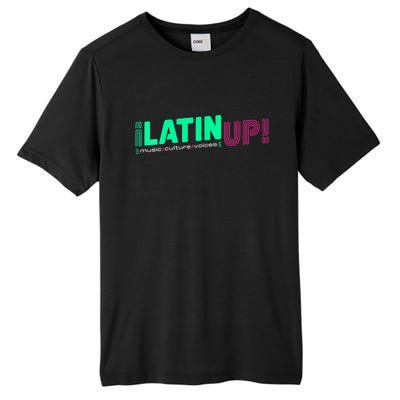 LatinUp Music Culture Voices Tall Fusion ChromaSoft Performance T-Shirt