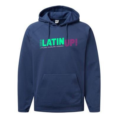 LatinUp Music Culture Voices Performance Fleece Hoodie