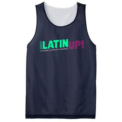 LatinUp Music Culture Voices Mesh Reversible Basketball Jersey Tank