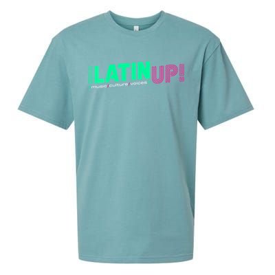 LatinUp Music Culture Voices Sueded Cloud Jersey T-Shirt