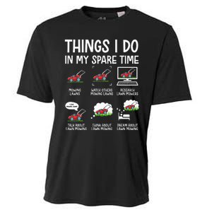 Lawn Mower Clothes Gifts For Landscapers Gardener Cooling Performance Crew T-Shirt