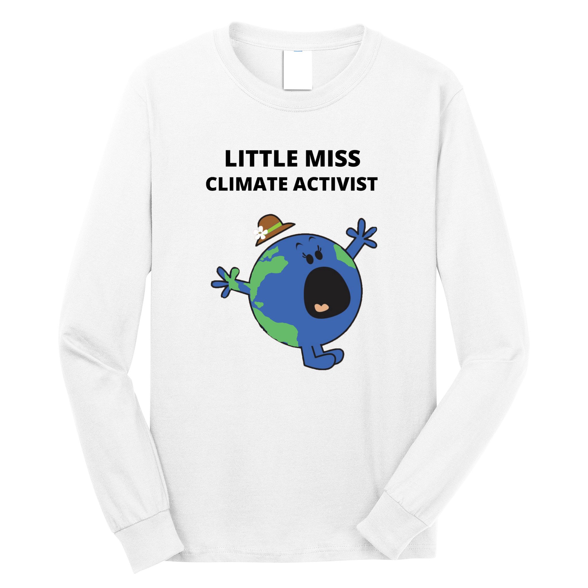 Little Miss Climate Activist Long Sleeve Shirt