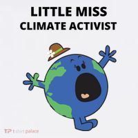 Little Miss Climate Activist Tall T-Shirt