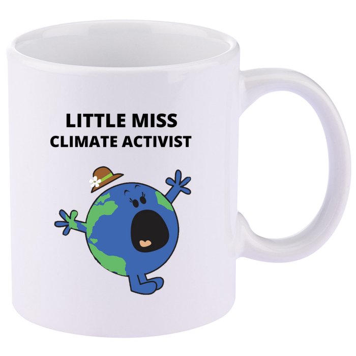 Little Miss Climate Activist 11oz C Handle Ceramic Mug