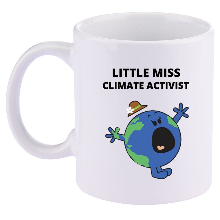 Little Miss Climate Activist 11oz C Handle Ceramic Mug