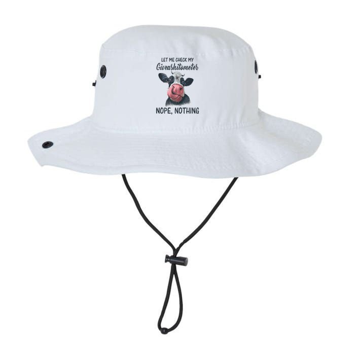 Let Me Check My Giveashitometer Nope Nothing Funny Cow Bucket Hat