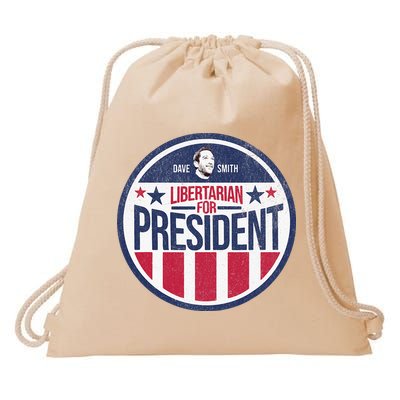 Libertarian Mises Caucus Dave Smith For President Drawstring Bag