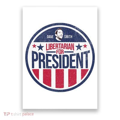 Libertarian Mises Caucus Dave Smith For President Poster