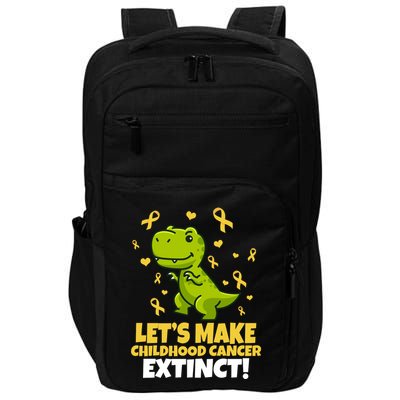 Let's Make Childhood Cancer Extinct Trex Impact Tech Backpack