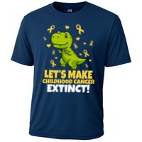 Let's Make Childhood Cancer Extinct Trex Cooling Performance Crew T-Shirt