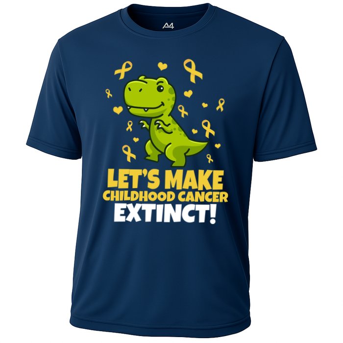 Let's Make Childhood Cancer Extinct Trex Cooling Performance Crew T-Shirt
