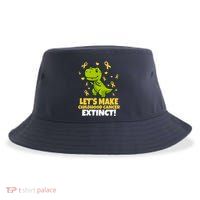 Let's Make Childhood Cancer Extinct Trex Sustainable Bucket Hat