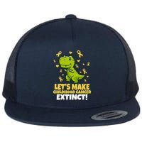 Let's Make Childhood Cancer Extinct Trex Flatbill Hat