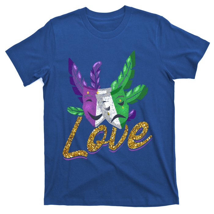 Love Masquerade Carnival Celebration Mardi Gras Gift T-Shirt