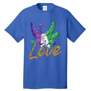 Love Masquerade Carnival Celebration Mardi Gras Gift Tall T-Shirt