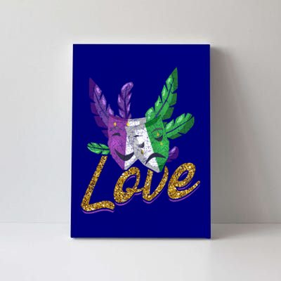 Love Masquerade Carnival Celebration Mardi Gras Gift Canvas