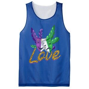 Love Masquerade Carnival Celebration Mardi Gras Gift Mesh Reversible Basketball Jersey Tank