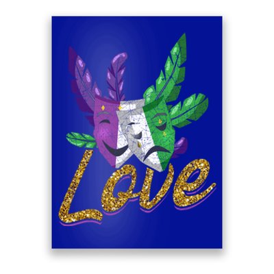 Love Masquerade Carnival Celebration Mardi Gras Gift Poster