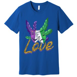 Love Masquerade Carnival Celebration Mardi Gras Gift Premium T-Shirt