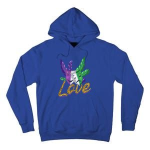 Love Masquerade Carnival Celebration Mardi Gras Gift Tall Hoodie