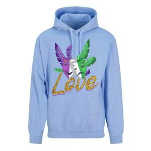 Love Masquerade Carnival Celebration Mardi Gras Gift Unisex Surf Hoodie