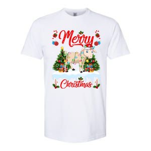 Lamb Merry Christmas Tree Lighting Santa Lamb Xmas Meaningful Gift Softstyle CVC T-Shirt