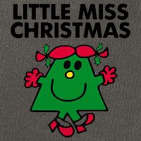Little Miss Christmas Cotton Canvas Backpack